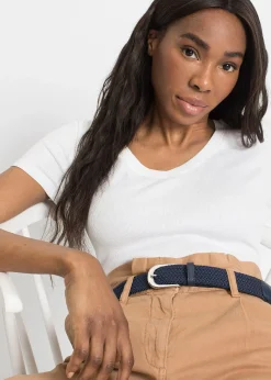 Ceinture extensible aspect tressé