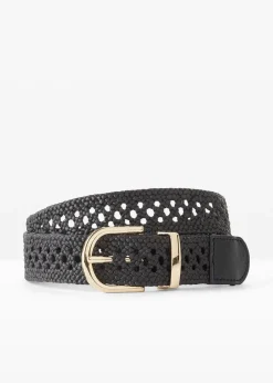 Ceinture tressée à boucle classique