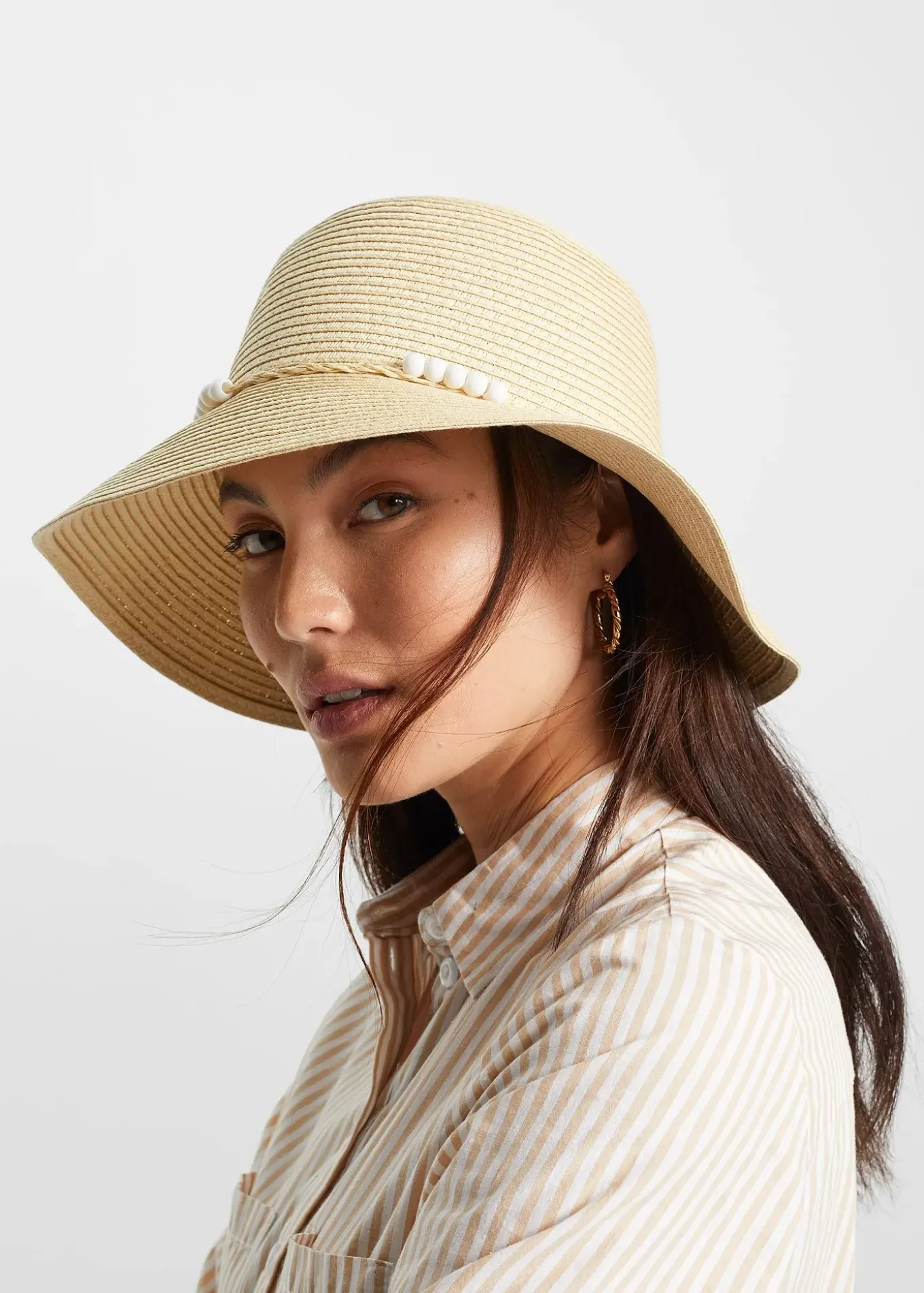 Chapeau de paille en fibre de papier