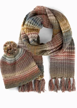 Écharpe et bonnet (Ens. 2 pces.)