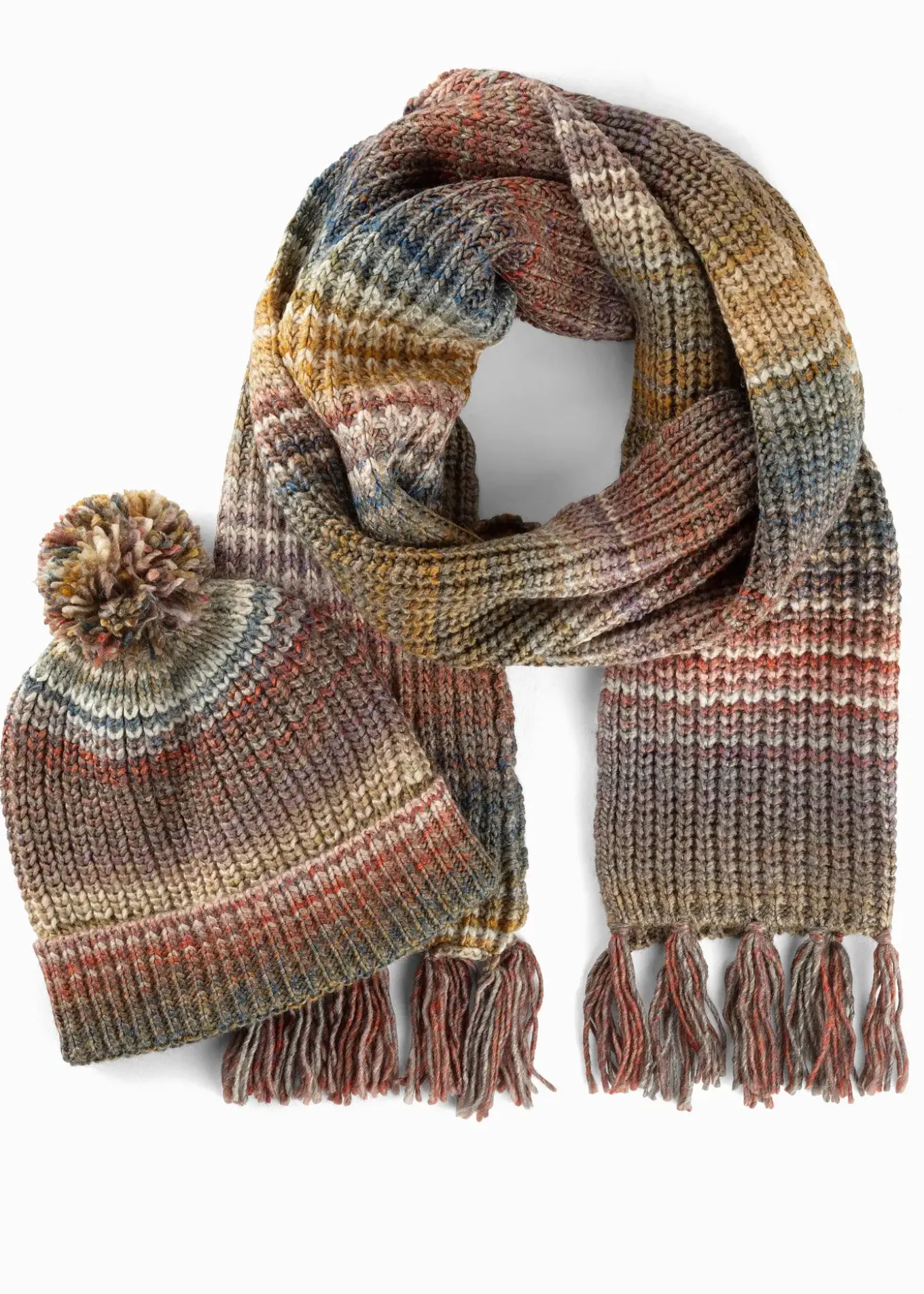 Écharpe et bonnet (Ens. 2 pces.)