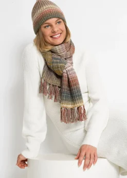 Écharpe et bonnet (Ens. 2 pces.)