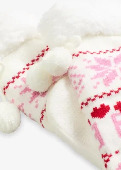 Chaussettes douillettes à doublure polaire et semelle intégrée