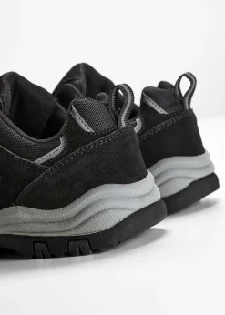 Chaussures de randonnée en cuir velours