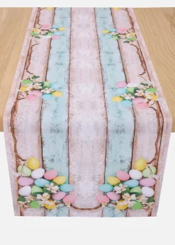 Chemin de table avec motif de Pâques