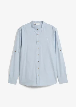 Chemise bavaroise avec manches retroussables