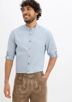 Chemise bavaroise avec manches retroussables