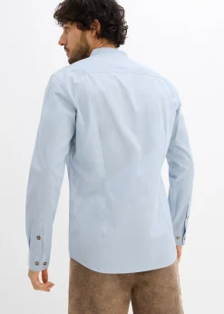 Chemise bavaroise avec manches retroussables