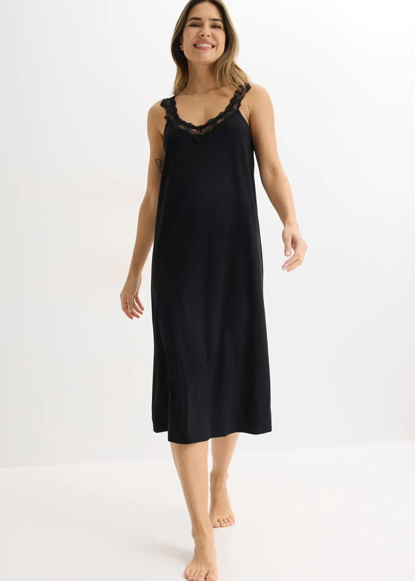 Chemise de nuit à dentelle