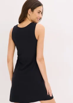 Chemise de nuit avec empiècement dentelle