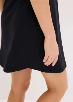 Chemise de nuit avec empiècement dentelle