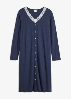 Chemise de nuit boutonnée