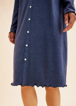 Chemise de nuit boutonnée