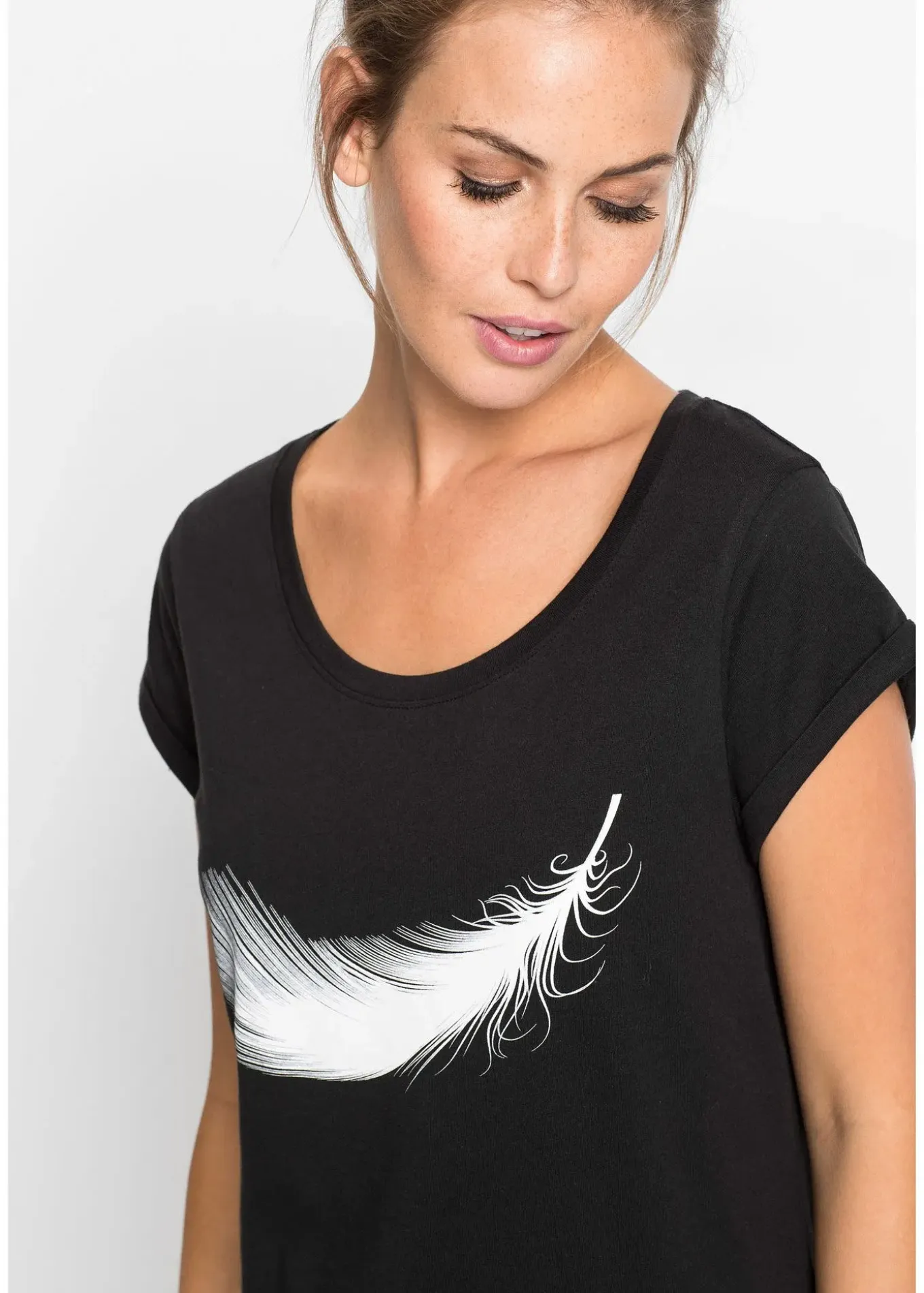 Chemise de nuit courte 100% coton