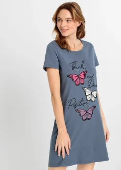 Chemise de nuit courte 100% coton