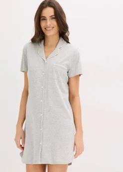Chemise de nuit courte 100% coton