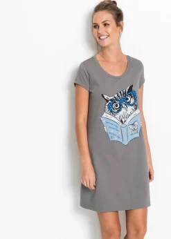 Chemise de nuit courte 100% coton