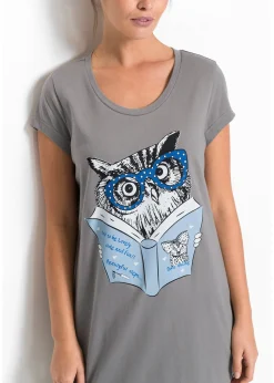 Chemise de nuit courte 100% coton