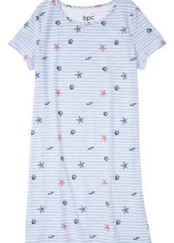 Chemise de nuit courte 100% coton