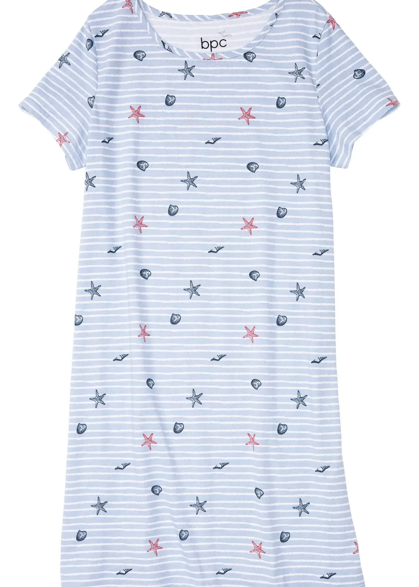 Chemise de nuit courte 100% coton