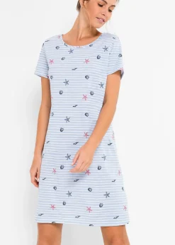 Chemise de nuit courte 100% coton