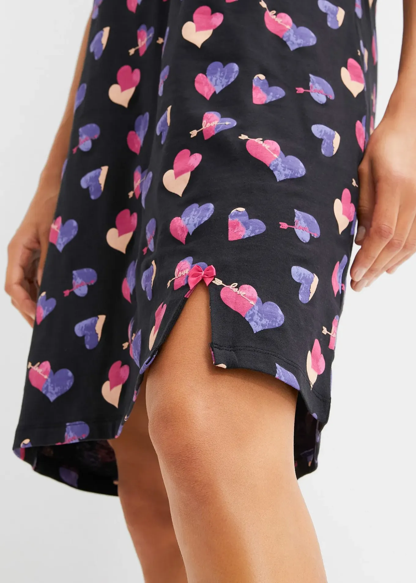 Chemise de nuit courte 100% coton