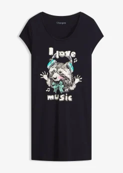 Chemise de nuit courte 100% coton