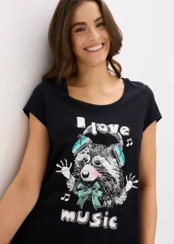 Chemise de nuit courte 100% coton