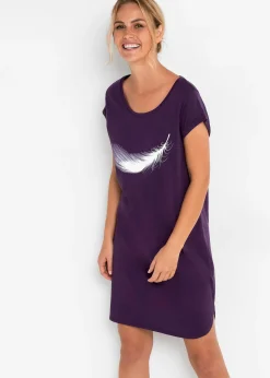 Chemise de nuit courte 100% coton