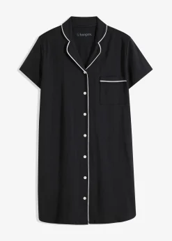 Chemise de nuit courte 100% coton