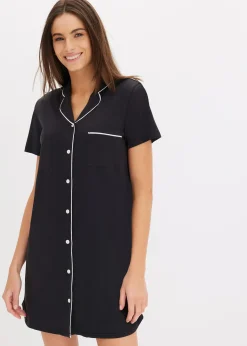 Chemise de nuit courte 100% coton