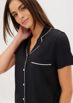 Chemise de nuit courte 100% coton