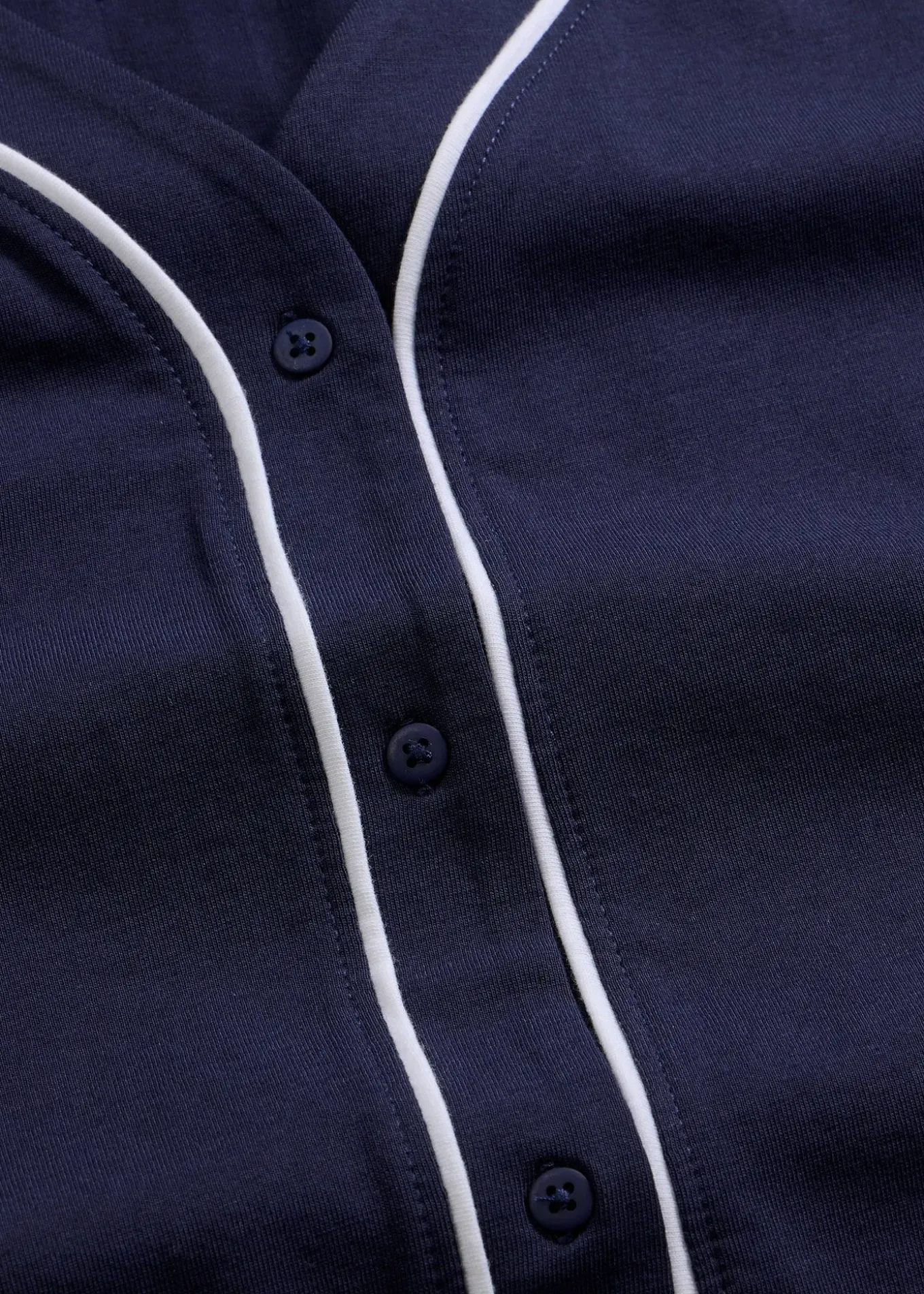 Chemise de nuit courte et boutonnée 100% coton