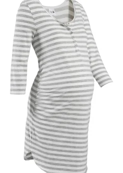 Chemise de nuit d’allaitement coton