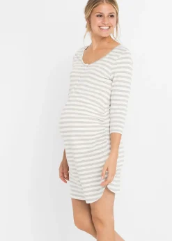 Chemise de nuit d’allaitement coton