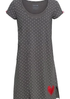 Chemise de nuit d'allaitement coton