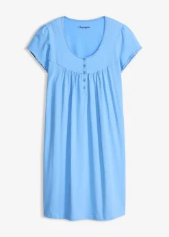 Chemise de nuit d’allaitement coton