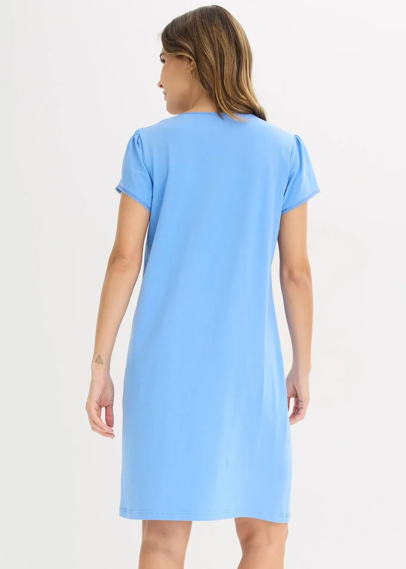 Chemise de nuit d’allaitement coton
