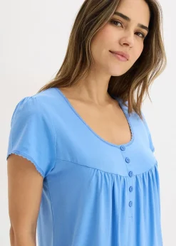 Chemise de nuit d’allaitement coton