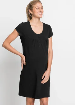Chemise de nuit d’allaitement coton