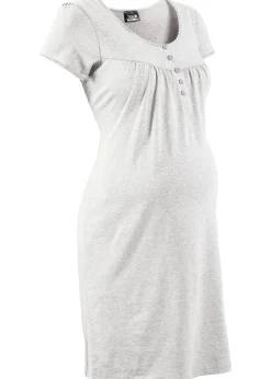 Chemise de nuit d’allaitement coton