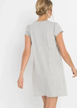 Chemise de nuit d’allaitement coton