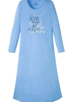 Chemise de nuit longue 100% coton
