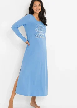 Chemise de nuit longue 100% coton