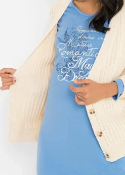 Chemise de nuit longue 100% coton