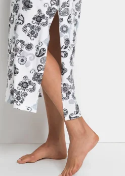 Chemise de nuit longue en coton