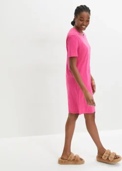 Chemise de nuit oversize en fil flammé