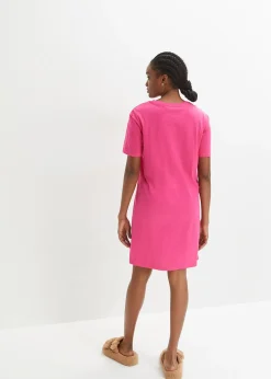 Chemise de nuit oversize en fil flammé