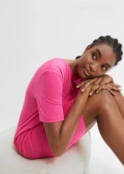 Chemise de nuit oversize en fil flammé