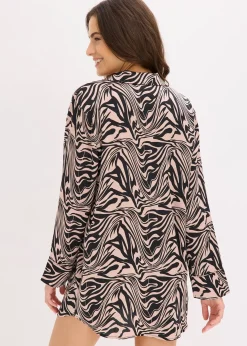 Chemise de nuit tissée en satin